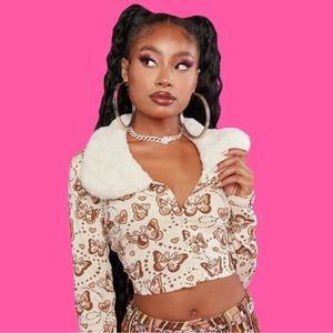 Dolls kill X bratz long sleeve top